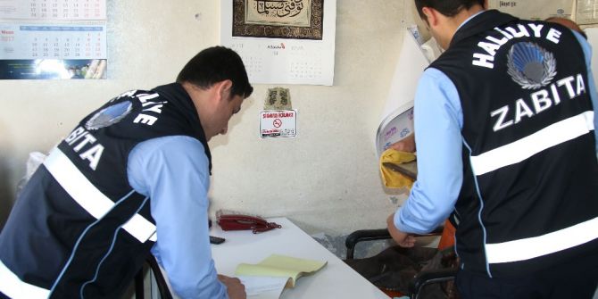 Haliliye Zabıta Ekiplerinden Kapsamlı Denetim