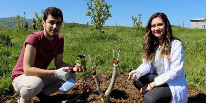 Omü’lü Öğrencilere Bahçede Eğitim
