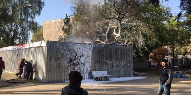 Mangalcılar, Az Kalsın 500 Yıllık Camiyi Yakacaktı