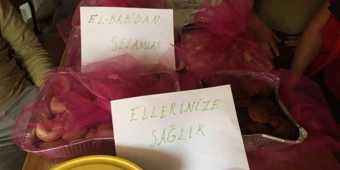 Kilis’ten El Bab’daki Askerlere Ev Yemeği