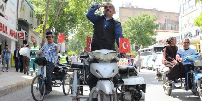 Engellilerin Nemrut Tırmanışı Kortej Yürüyüşü İle Start Aldı