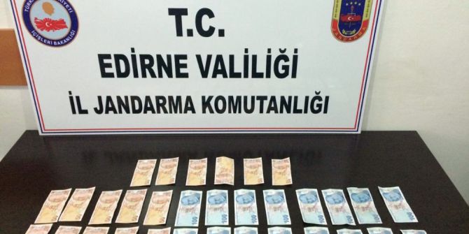 Piyasaya Sahte Para Süren Şebeke Edirne’de Çökertildi