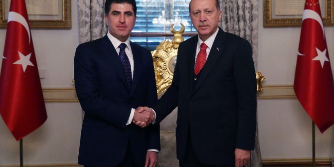 Cumhurbaşkanı Erdoğan, Barzani’yi Kabul Etti
