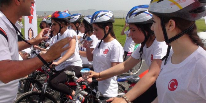 Kızıltepe De İlk Defa Bisiklet Yarışı Düzenlendi