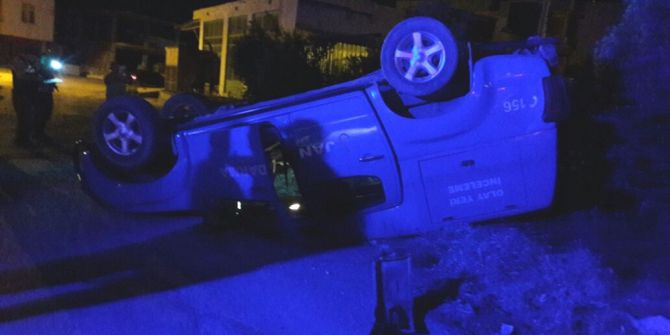 Mut’ta Askeri Araç Kaza Yaptı 2 Yaralı