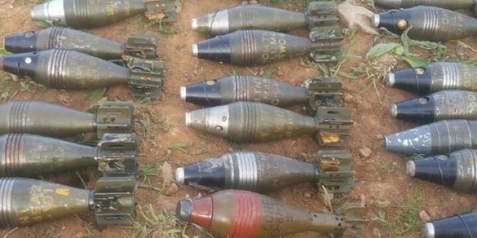 Hakkari Çukurca’da Çok Sayıda Silah Ve Mühimmat Ele Geçirildi