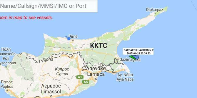 Barbaros Hayrettin Paşa Sismik Araştırma Gemisi, Gazimağusa’ya Geçti