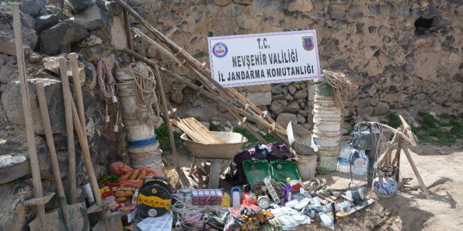 Derinkuyu’da Kaçak Kazı Yapan 8 Kişi Yakalandı