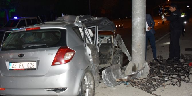 Konya’da Trafik Kazası: 1 Ölü