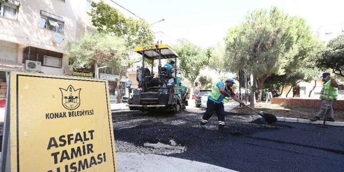 Konak’ın Sokaklarına 40 Bin Ton Asfalt