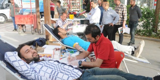 Cizrelilerden Kan Bağışına Yoğun İlgi