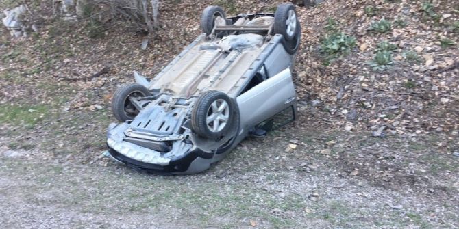 Domaniç’te Trafik Kazası: 1 Yaralı