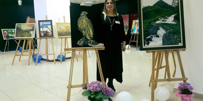 Ressam Arzu Aslan’ın Eserleri Beğenildi