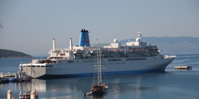 Bodrum’a Sezonun İlk Gemisi Geldi Bin 200 Yolcuyla Geldi