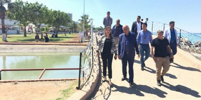 Başkan Seyfi Dingil, Sahil Peyzaj Çalışmalarını Yerinde İnceledi