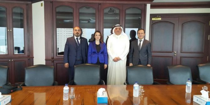 Başkan Atasoy, Burgan Bank Başkanı Ajeel’i Ziyaret Etti