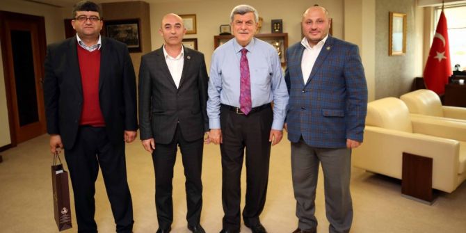 Başkan Karaosmanoğlu, Sağlık-sen Kocaeli Şubesini Ağırladı