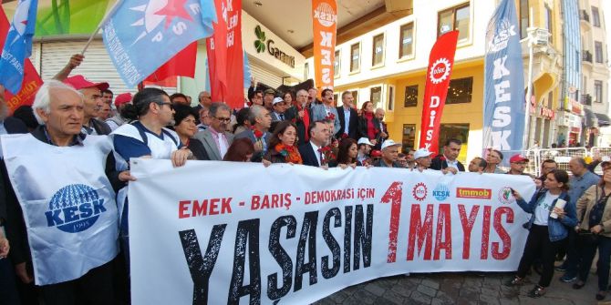 Taksim’de 1 Mayıs Anması
