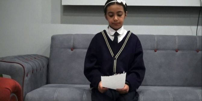 11 Yaşındaki Meryem’den Cumhurbaşkanına Mektup