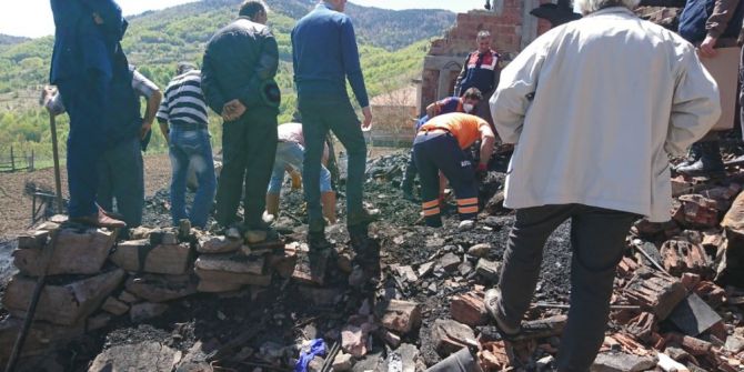 Alevlerin Arasında Kalan Kadının Cesedi Bulunamadı