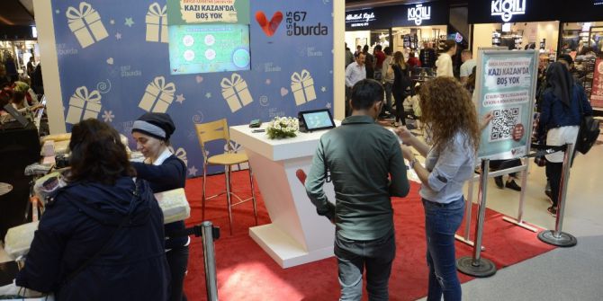 Esas 67 Burda Avm’de Kazı Kazan Kampanyası