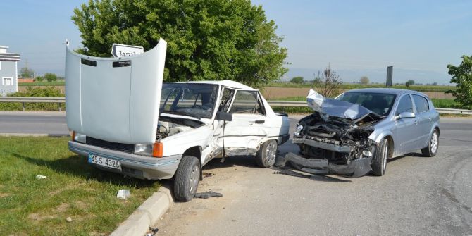 Manisa’da Trafik Kazası: 1 Yaralı