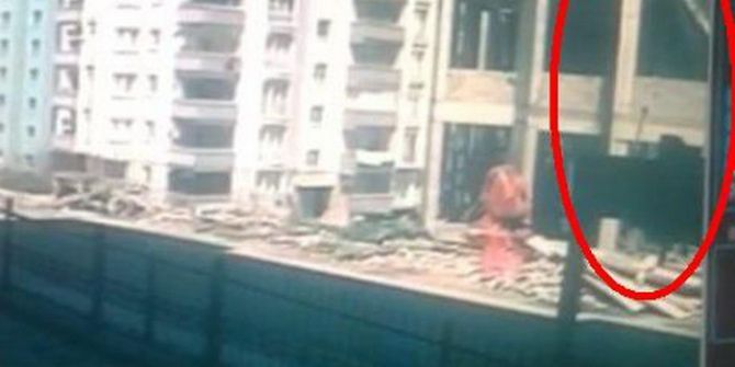 Samsun’daki Caminin Çökme Anı Kamerada