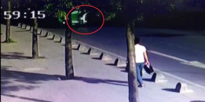 Karşıdan Karşıya Geçmeye Çalışırken Otomobil Çarptı