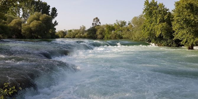Manavgat Irmağı Coştu