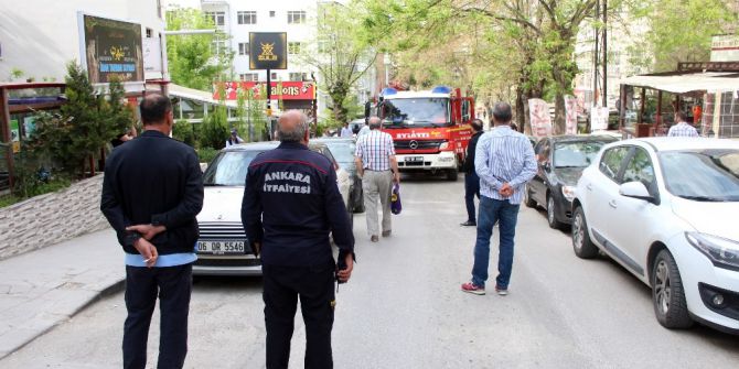 Başkent’te Metruk Binada Çıkan Yangın Paniğe Neden Oldu