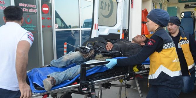 Bafra’da 1 Kişi Bıçakla Yaralandı