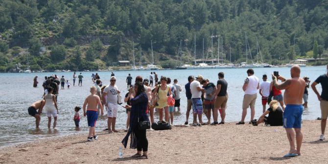 Efsane Kızkumu’na Turist Yağıyor