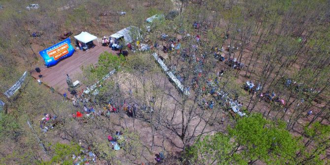 Kadın İşçilerin 1 Mayıs Pikniği Havadan Görüntülendi