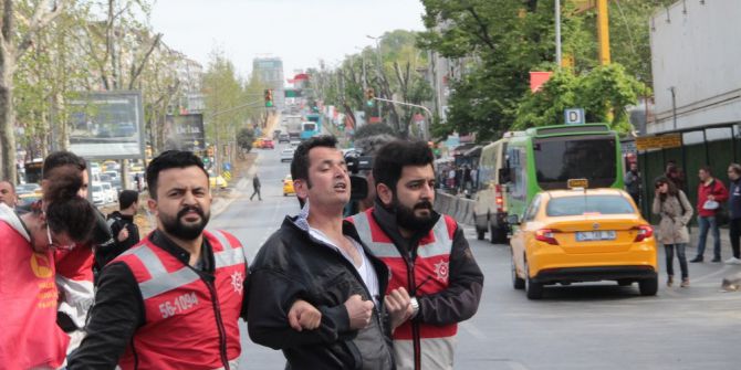 Beşiktaş’tan Taksim’e Yürümek İsteyen Gruba Müdahale