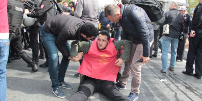 Beşiktaş’tan Taksim’e Yürümek İsteyen Gruba Müdahale