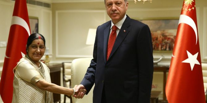 Cumhurbaşkanı Erdoğan, Hindistan Dışişleri Bakanı İle Görüştü