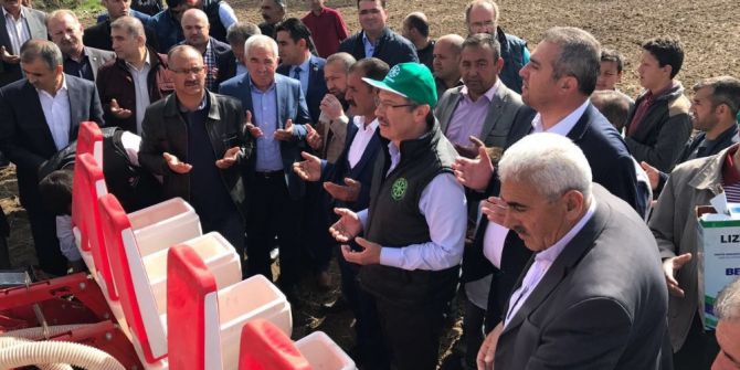 Pınarbaşı’nda Pancar Tohumları Toprakla Buluştu