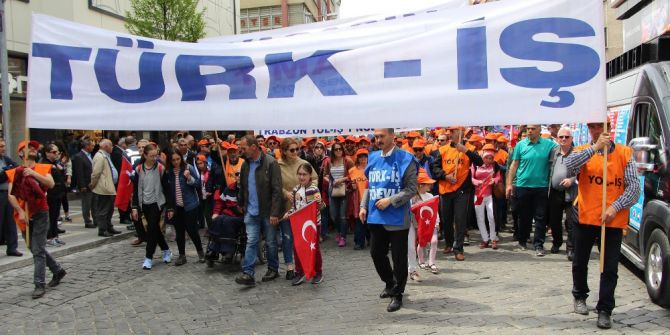 1 Mayıs Emek Ve Dayanışma Bayramı Trabzon’da Kutlandı