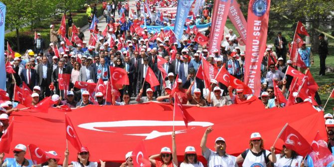 Türkiye Kamu Sen 1 Mayıs’ı Eskişehir’de Kutladı