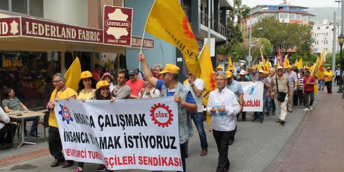 Alanya’da 1 Mayıs İşçi Bayramı Kutlaması