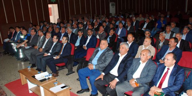 Vali Erin Köy Ve Mahalle Muhtarlarıyla Buluştu