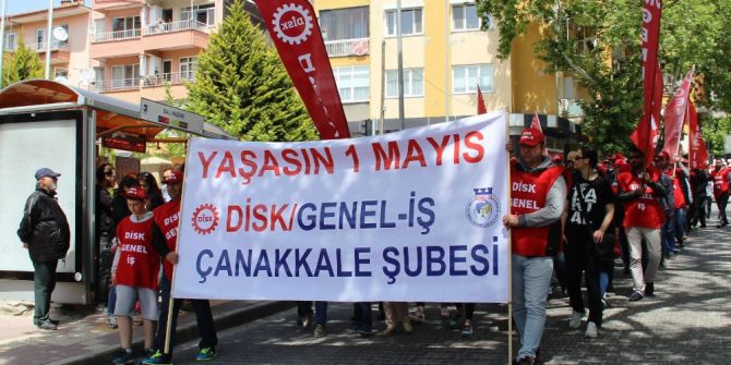 Çanakkale’de 1 Mayıs Kutlamaları