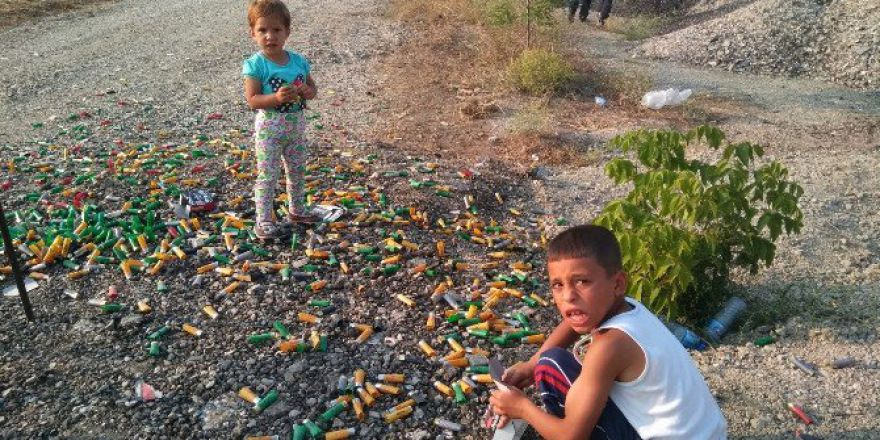 Boş Kovanlar Çocukların Oyuncağı Oldu