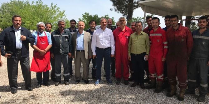 Genel Müdür Şişman Üretim Sahasını Gezdi