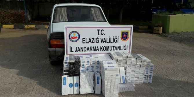 Elazığ’da 3 Bin 200 Paket Kaçak Sigara Ele Geçirildi