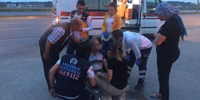 Manavgat’ta Motosiklet Kazası: 1 Yaralı