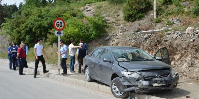Niksar’da Trafik Kazası: 1 Yaralı