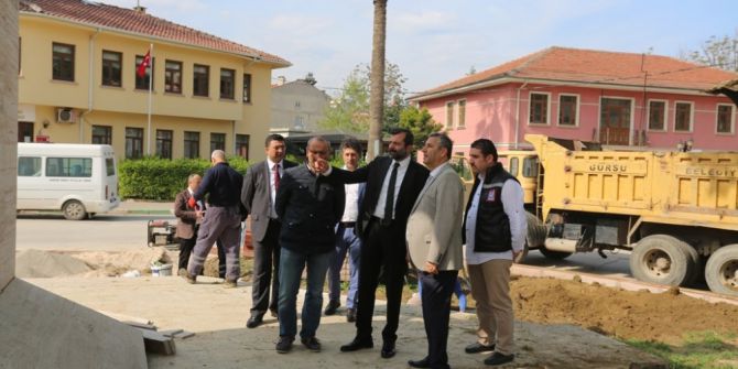 Gürsu’nun Tarihi Meydanına Bakım