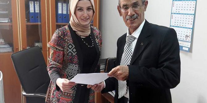 Mhp İlçe Başkanı Yılmaz Çevik Mazbatasını Aldı