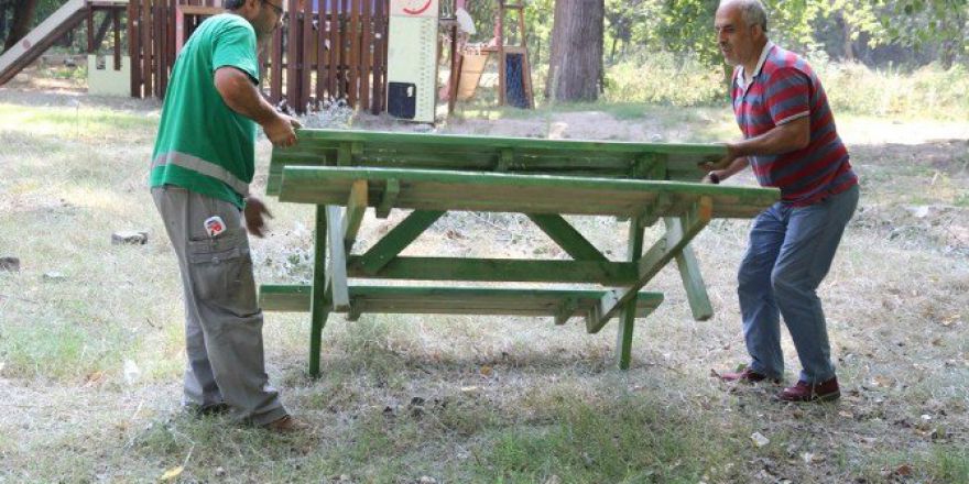 Belediyeden Kent Ormanı’nda Bakım